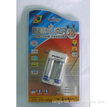 Rechargeable Ni-MH AA Batteries charger